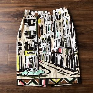 Kate spade Landscape Havana pencil skirt